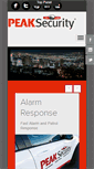 Mobile Screenshot of peaksecurity.com